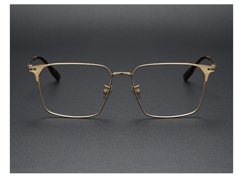 Pure Titanium Glasses Frame Men Retro Glasses Ultra Light Details and Specifications