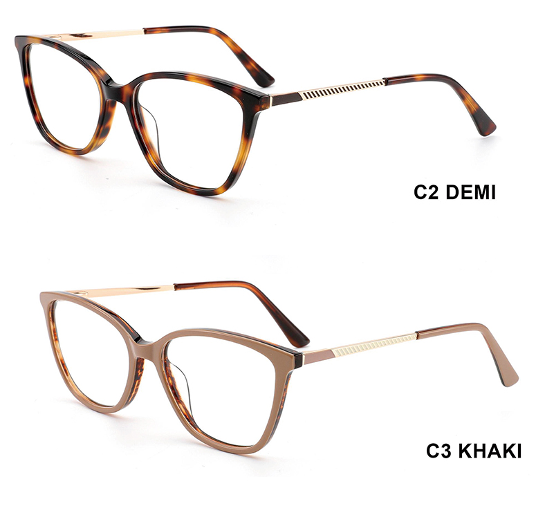 Cat Eye Luxury Computer Eyeglasses with TR Frames Fashionable Solid Pattern Women's Glasses for All Face Sizes Details and Specifications