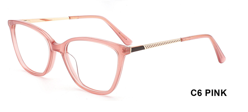 Cat Eye Luxury Computer Eyeglasses with TR Frames Fashionable Solid Pattern Women's Glasses for All Face Sizes Details and Specifications