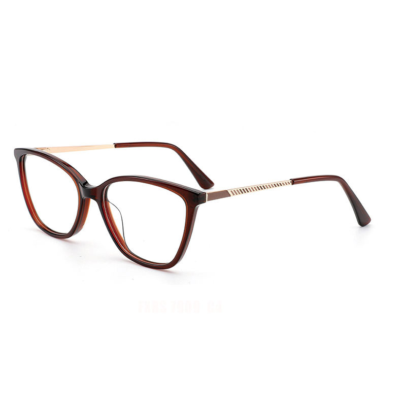 Cat Eye Luxury Computer Eyeglasses with TR Frames Fashionable Solid Pattern Women's Glasses for All Face Sizes Custom Eyewear