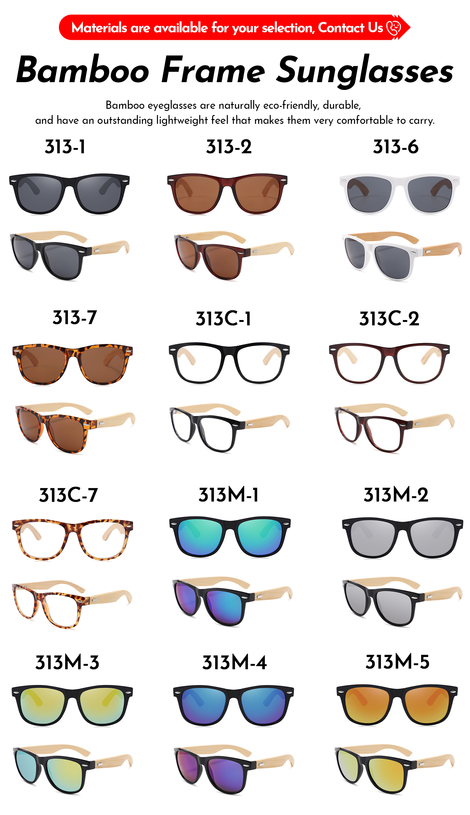 2025 Fashion Uv400 Retro Stylish Customize logo Sunglasses Mens Bamboo Wooden Shades OEM Wholesale Sunglasses Details and Specifications